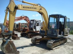 Used Komatsu excavator